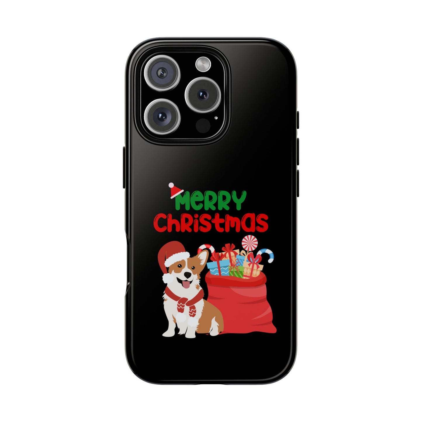 Phone Case Dog Santa Merry Christmas