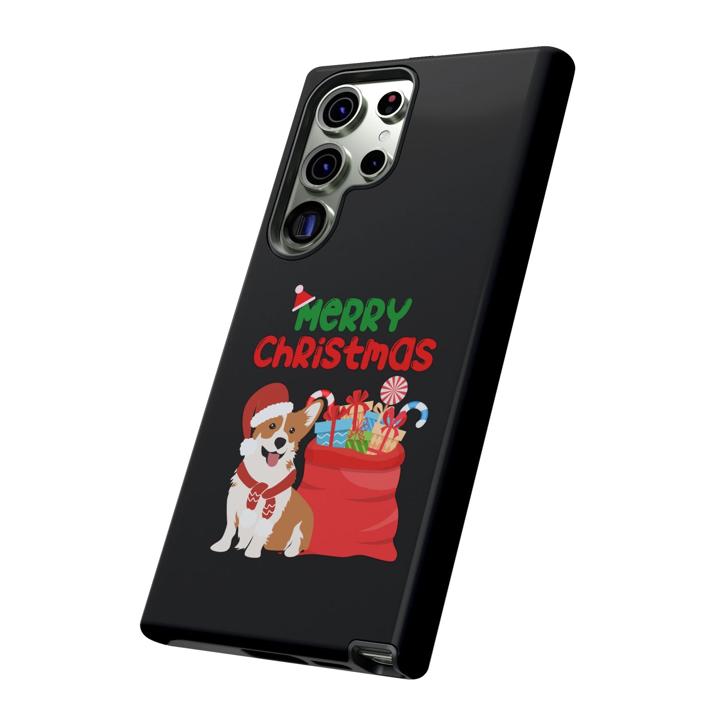 Phone Case Dog Santa Merry Christmas