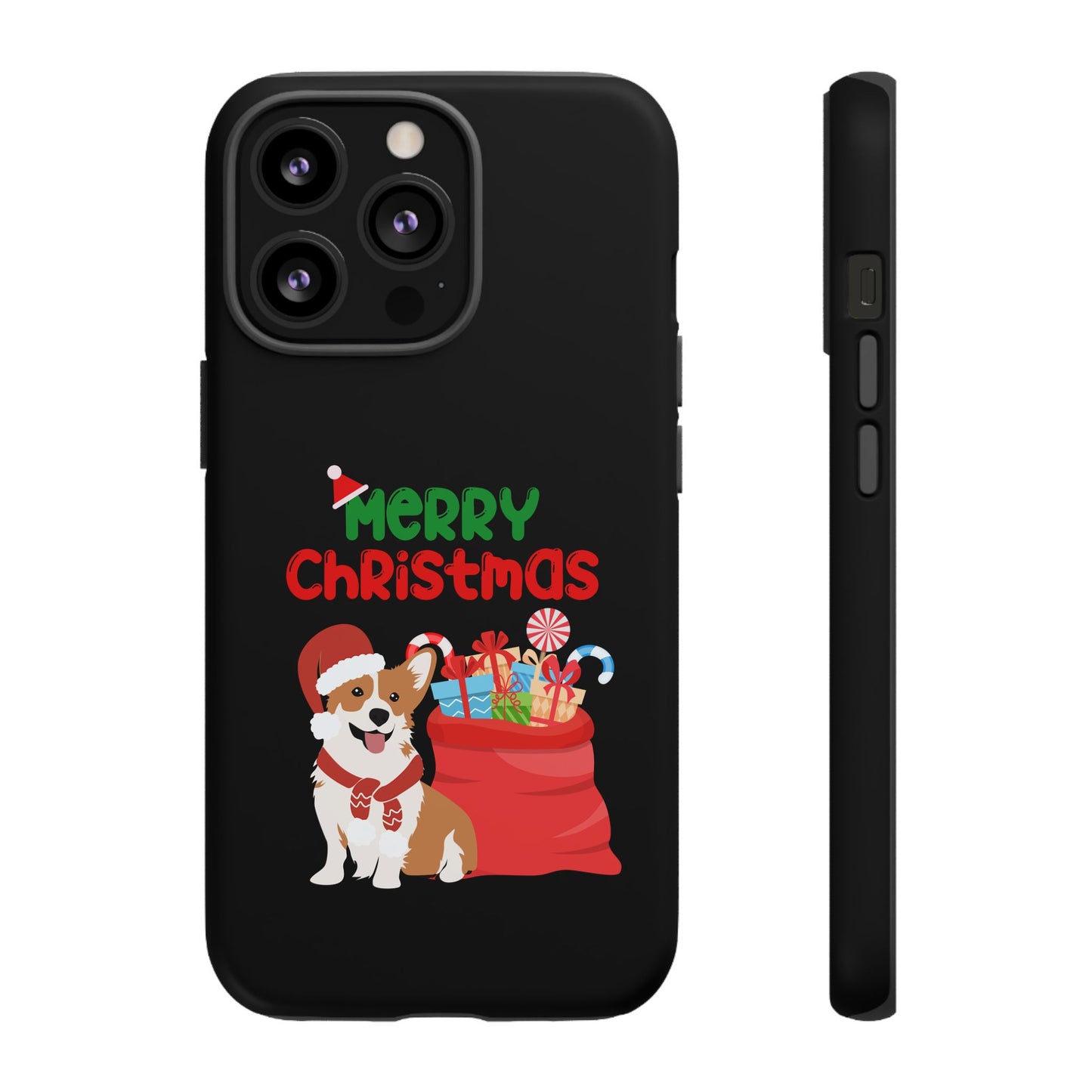 Phone Case Dog Santa Merry Christmas