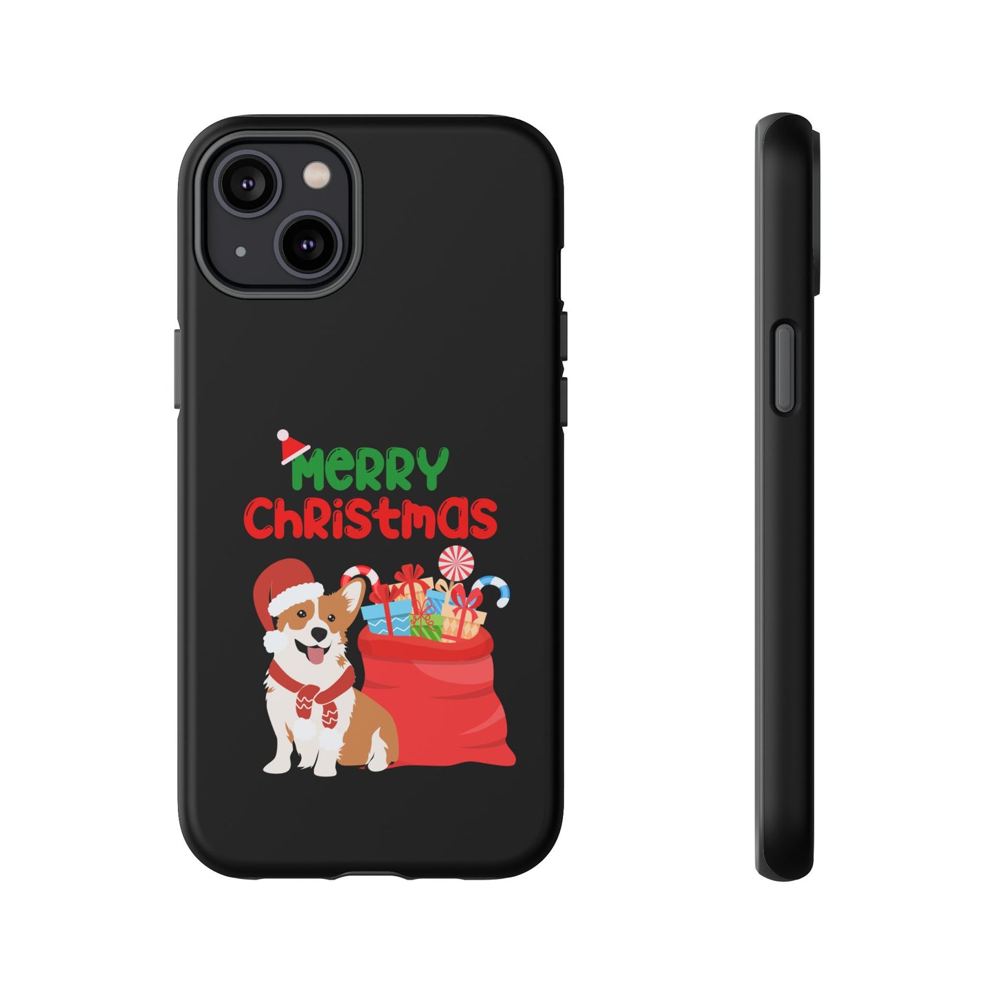 Phone Case Dog Santa Merry Christmas