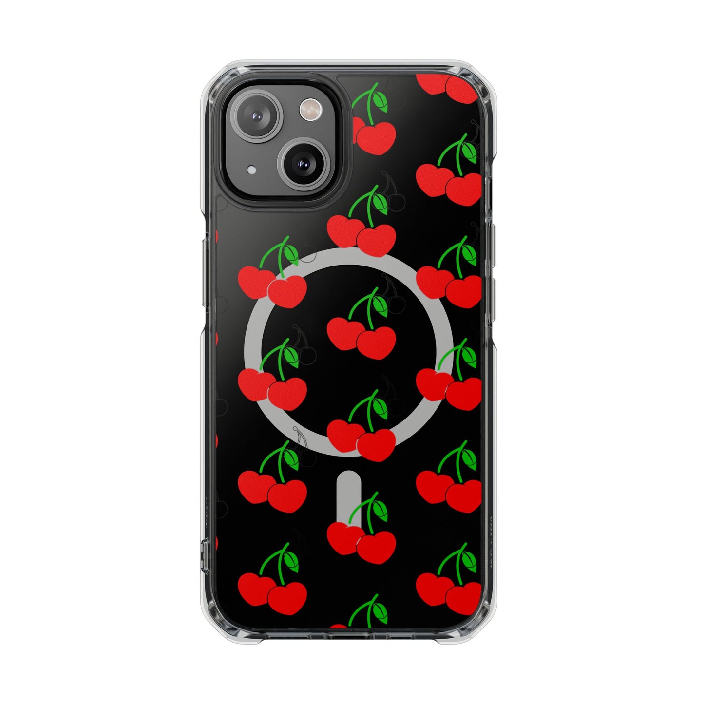 Phone Case with Cherry Design - MagSafe