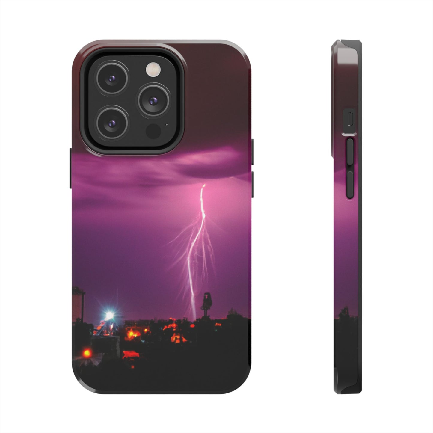 Lightning strike Phone Case for iPhone15, iPhone14, iPhone 8, Samsung Tough Phone Cases, Protect your Phone