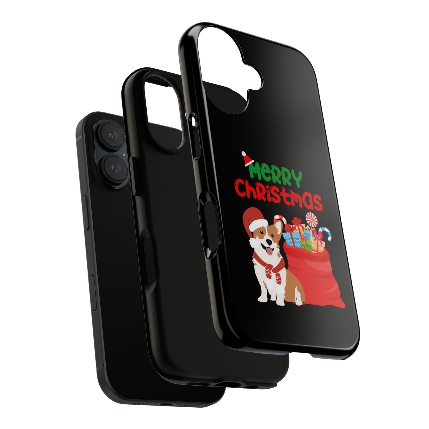 Phone Case Dog Santa Merry Christmas