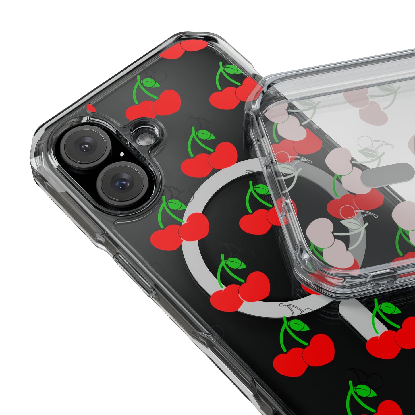 Phone Case with Cherry Design - MagSafe