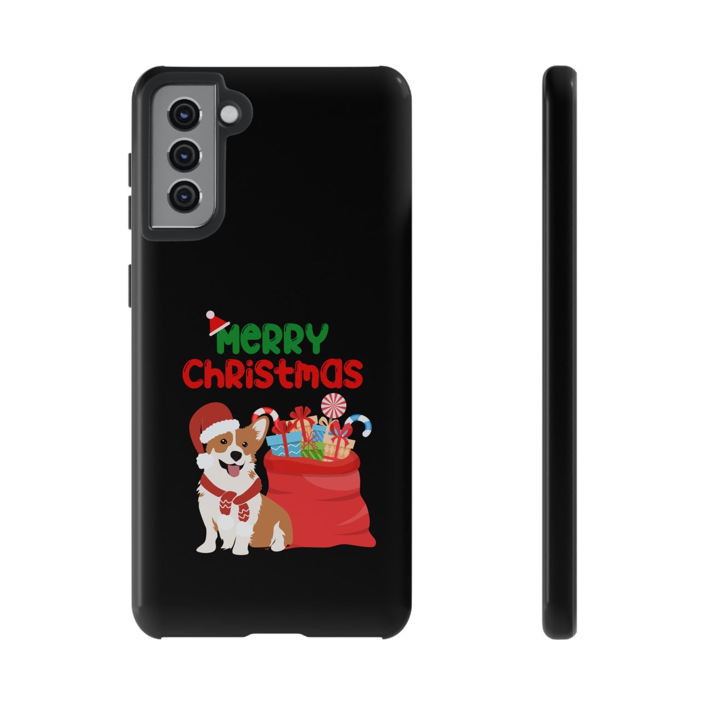 Phone Case Dog Santa Merry Christmas