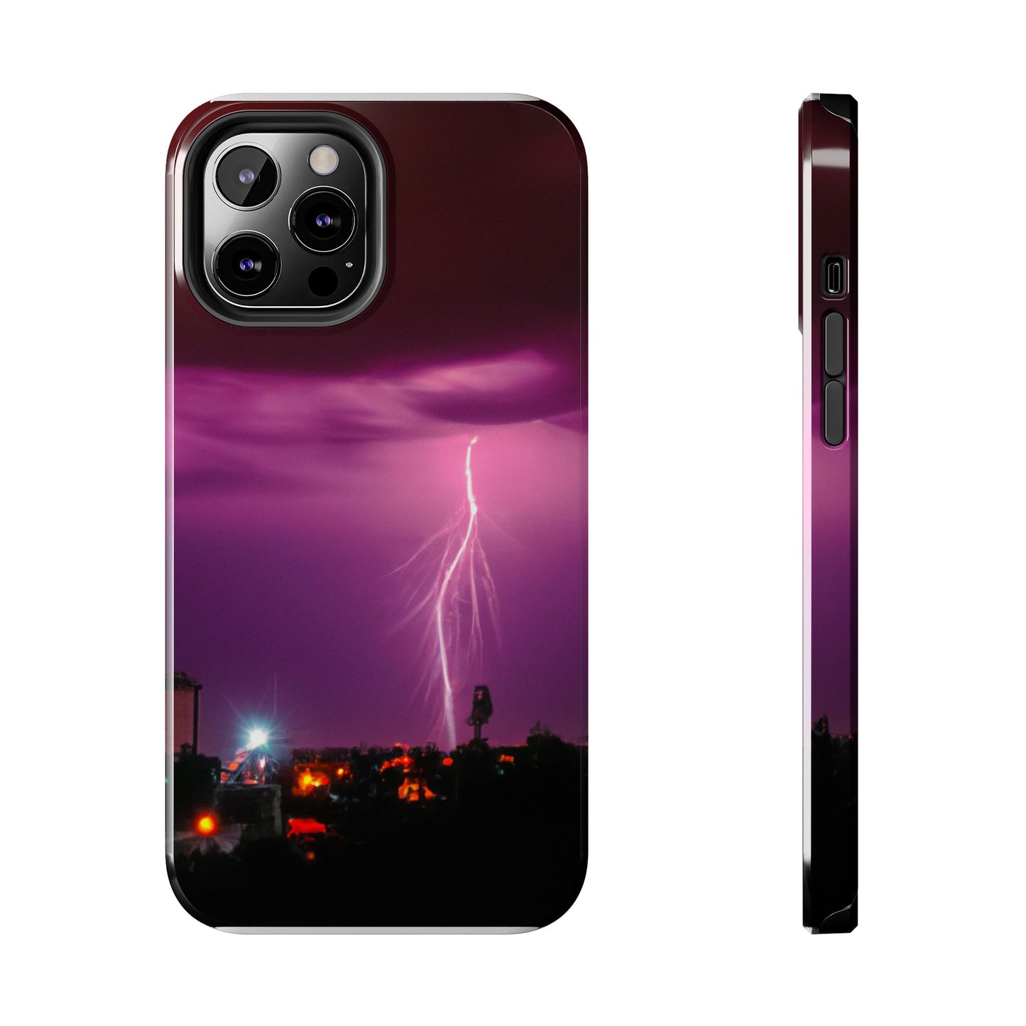 Lightning strike Phone Case for iPhone15, iPhone14, iPhone 8, Samsung Tough Phone Cases, Protect your Phone