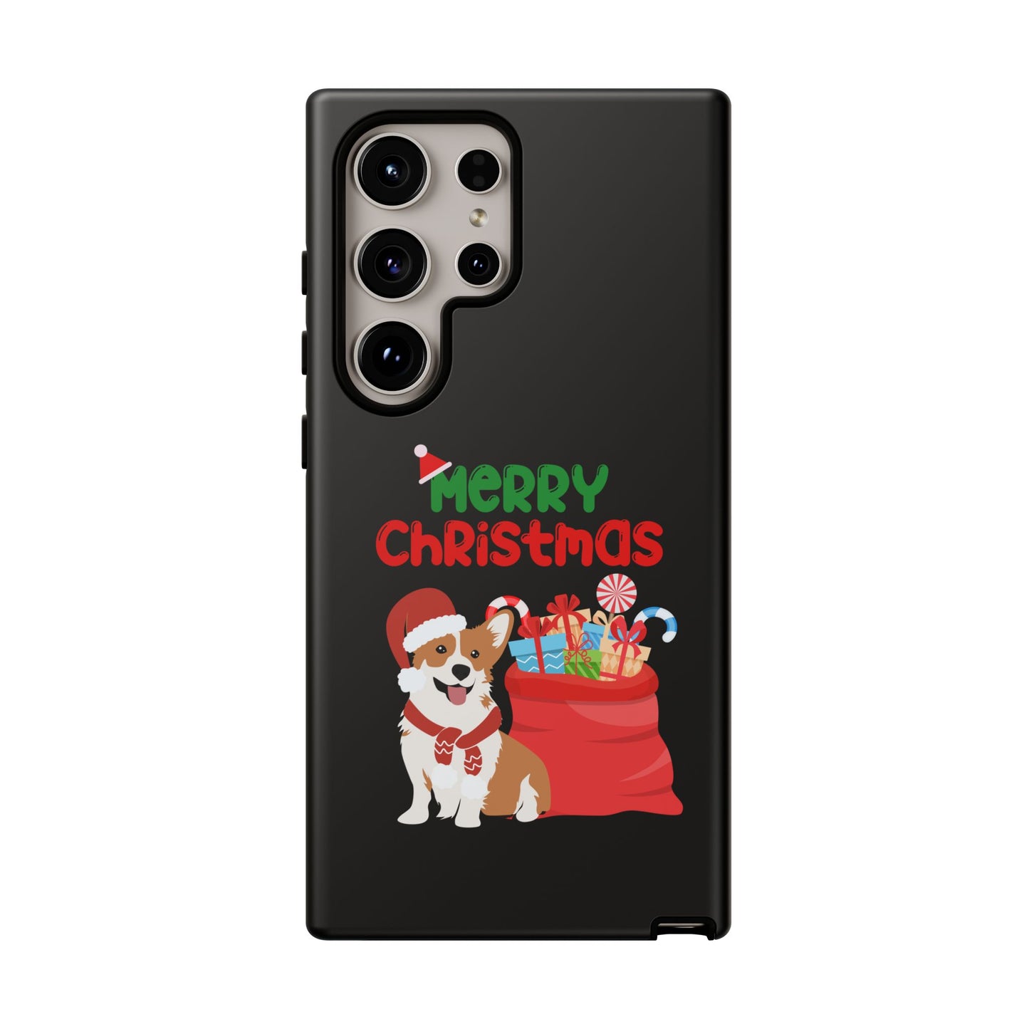 Phone Case Dog Santa Merry Christmas