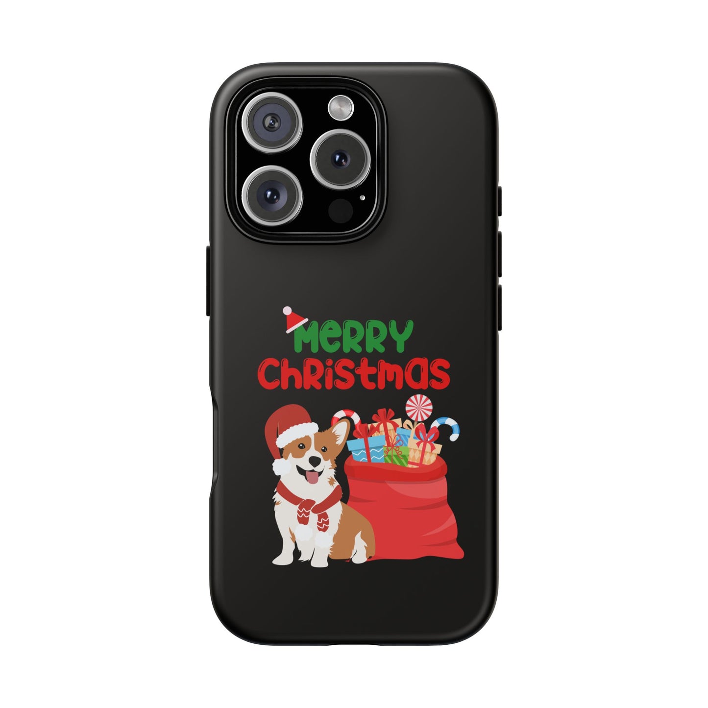 Phone Case Dog Santa Merry Christmas