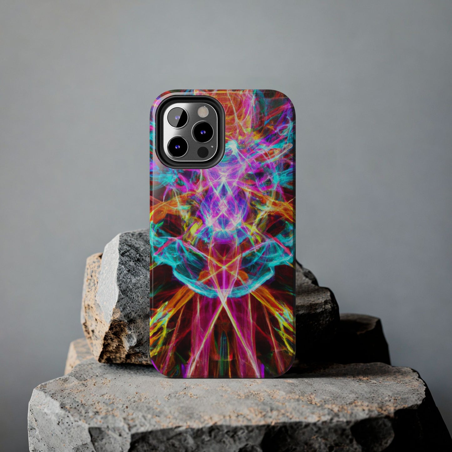 Phone Case - Electrifying Energy Design, colorful phone case, colorful Iphone Case, colorful Samsung phone case