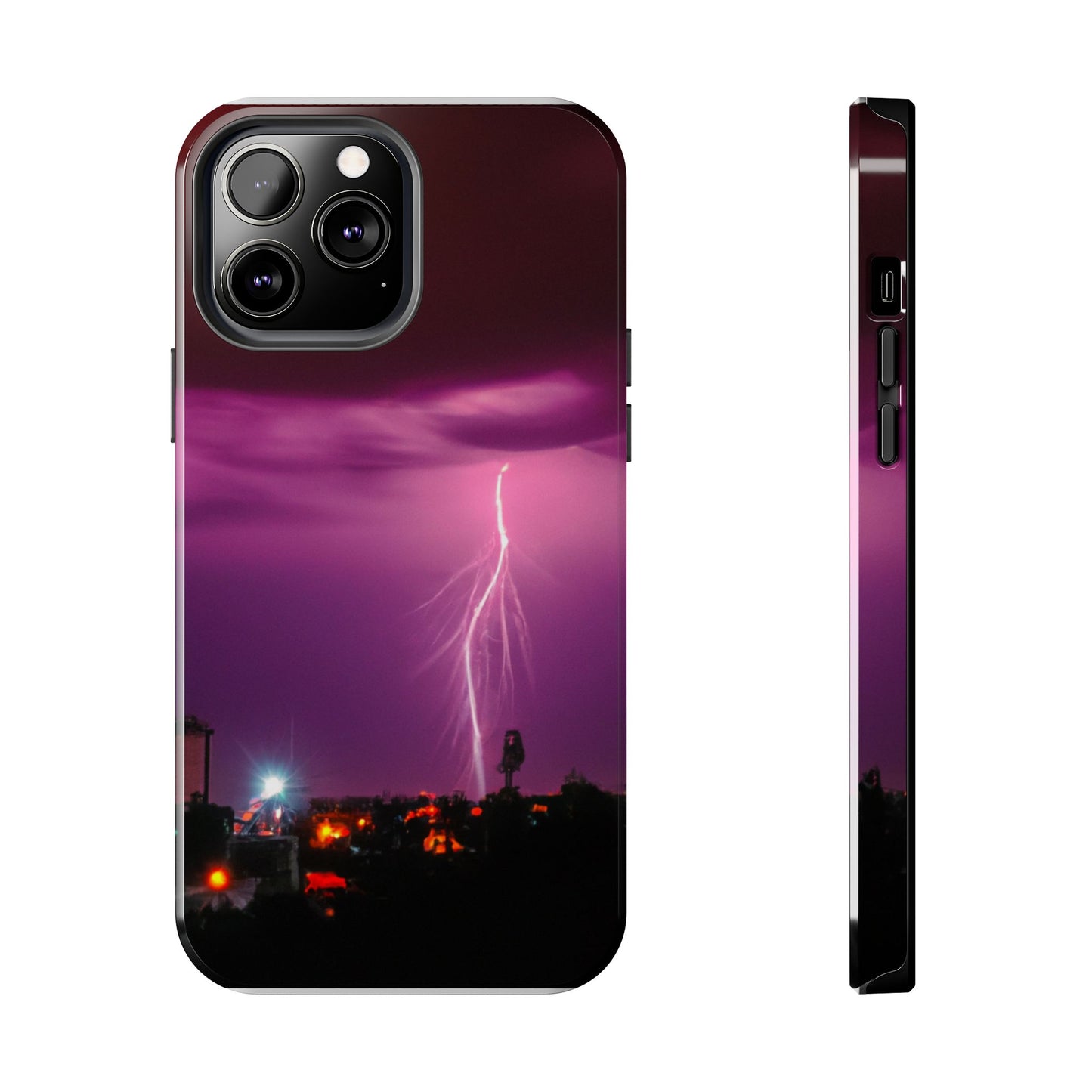 Lightning strike Phone Case for iPhone15, iPhone14, iPhone 8, Samsung Tough Phone Cases, Protect your Phone