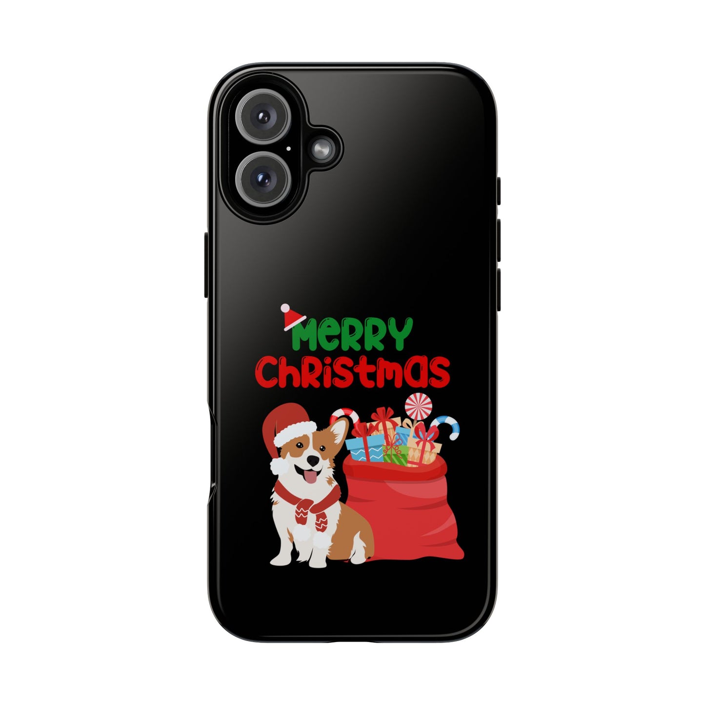 Phone Case Dog Santa Merry Christmas