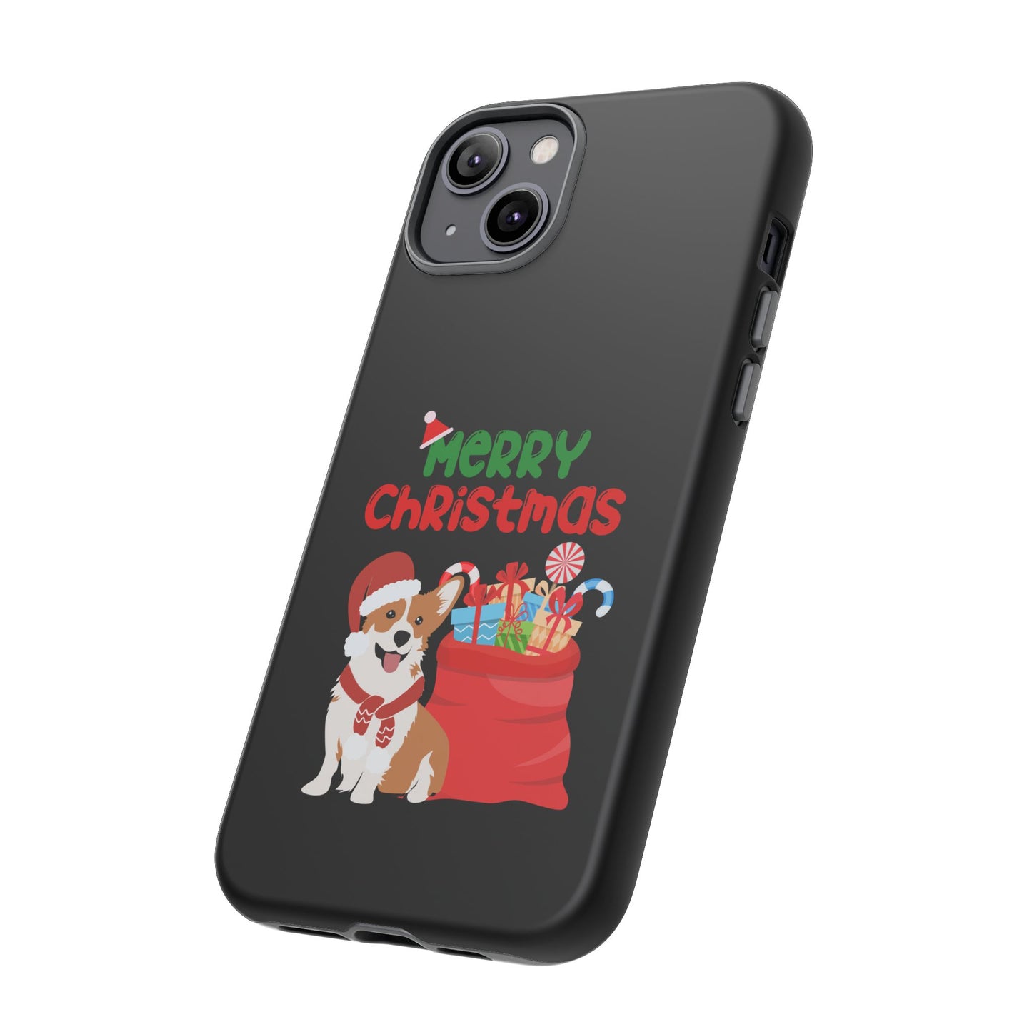 Phone Case Dog Santa Merry Christmas