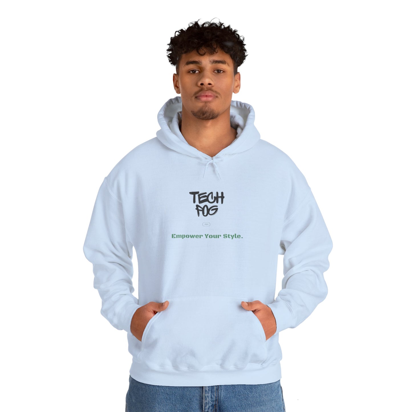 Hooded Sweatshirt - Tech POG Empower Your Style Message