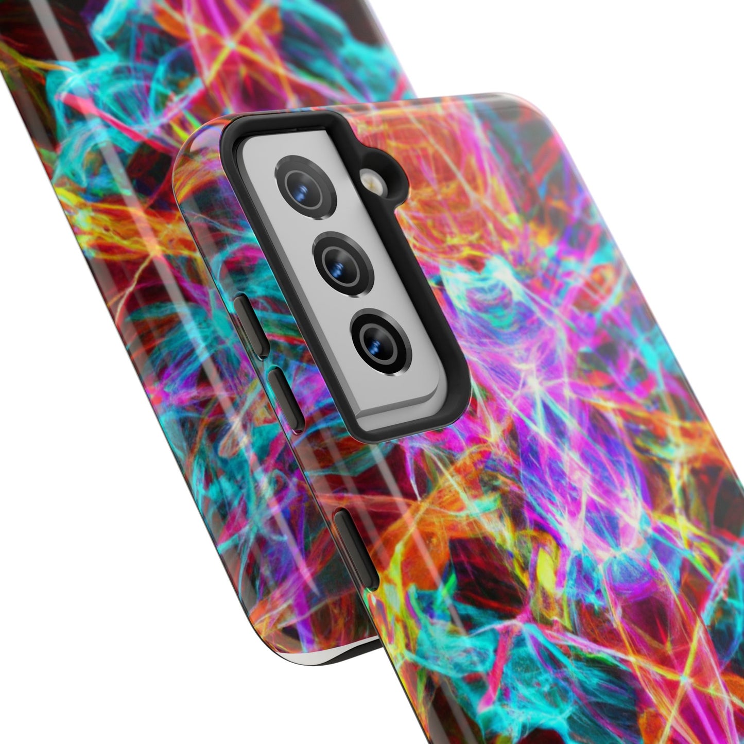 Phone Case - Electrifying Energy Design, colorful phone case, colorful Iphone Case, colorful Samsung phone case