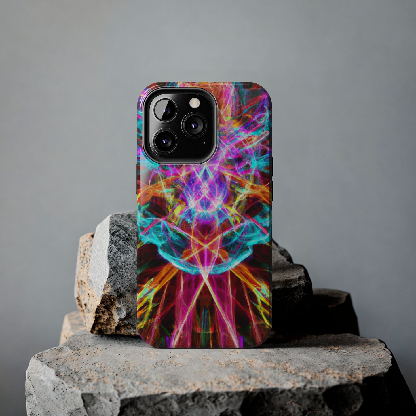 Phone Case - Electrifying Energy Design, colorful phone case, colorful Iphone Case, colorful Samsung phone case