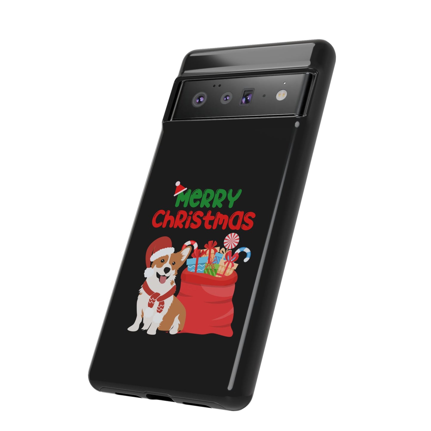 Phone Case Dog Santa Merry Christmas