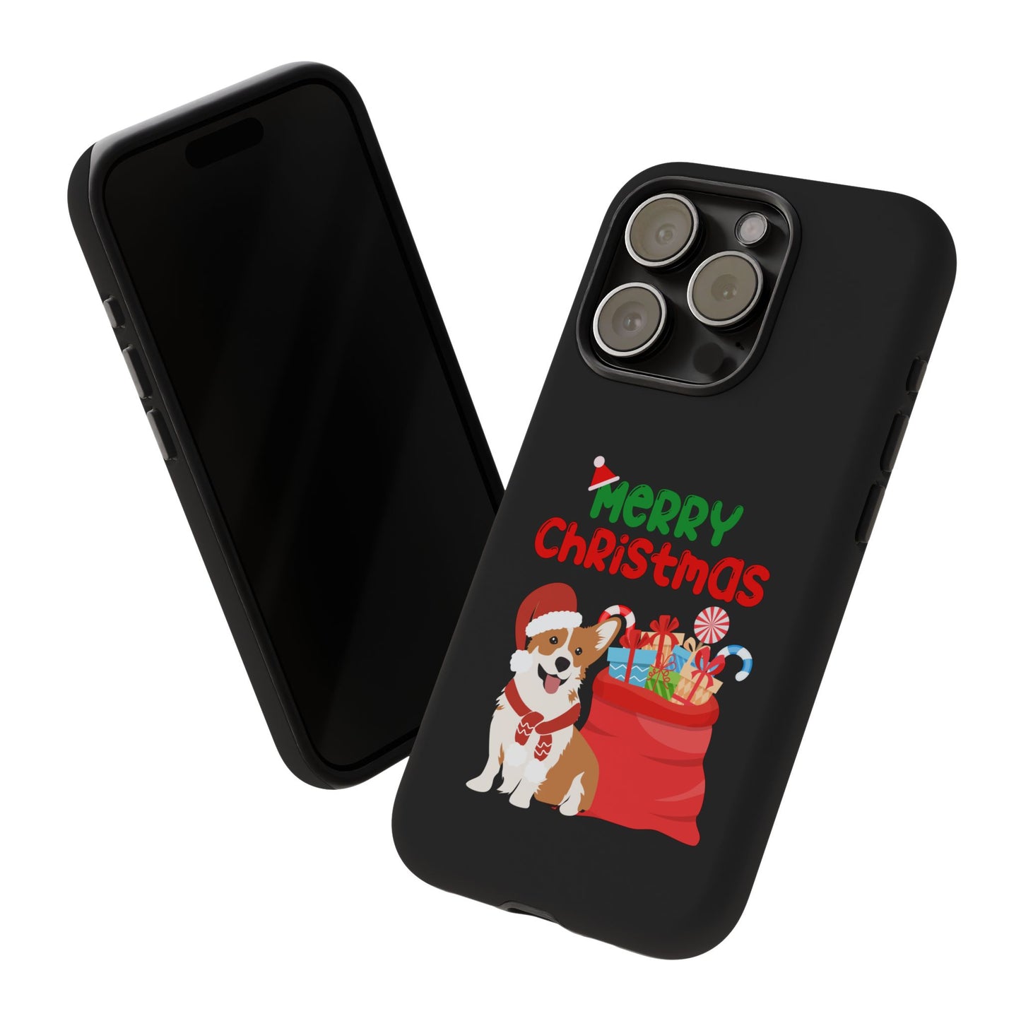 Phone Case Dog Santa Merry Christmas