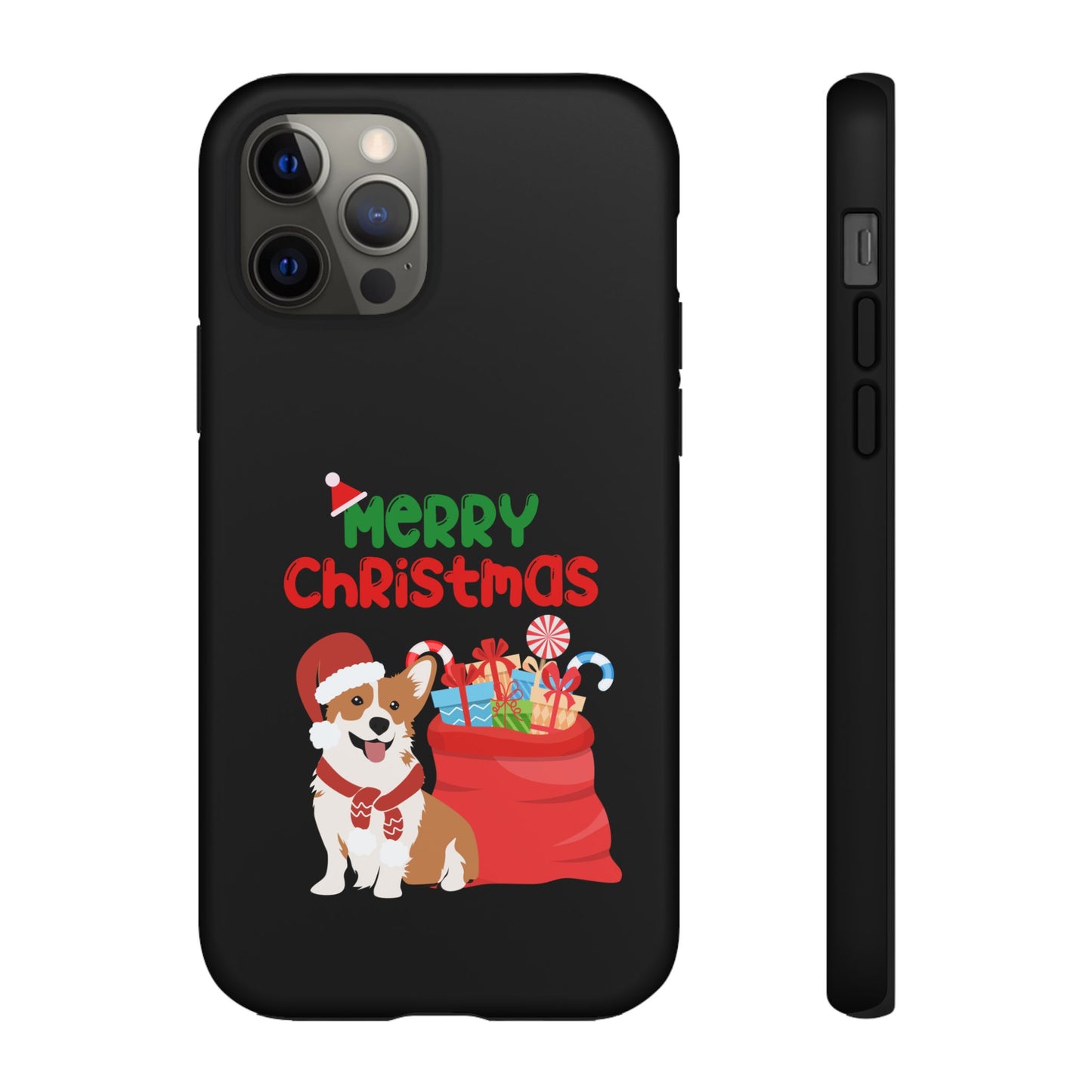 Phone Case Dog Santa Merry Christmas