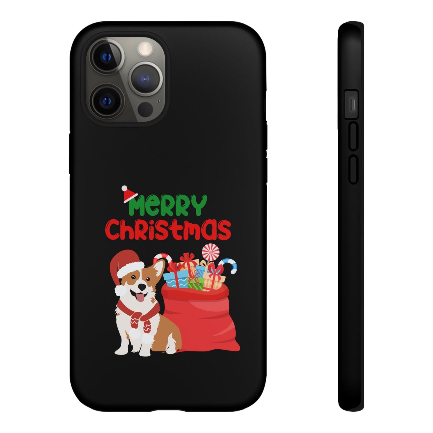 Phone Case Dog Santa Merry Christmas