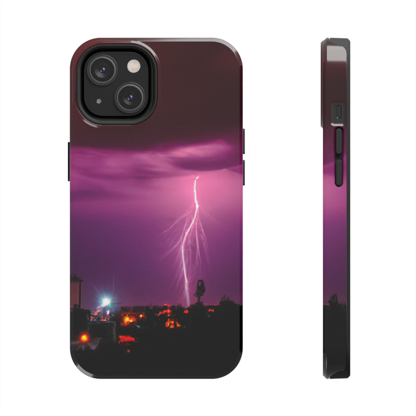 Lightning strike Phone Case for iPhone15, iPhone14, iPhone 8, Samsung Tough Phone Cases, Protect your Phone