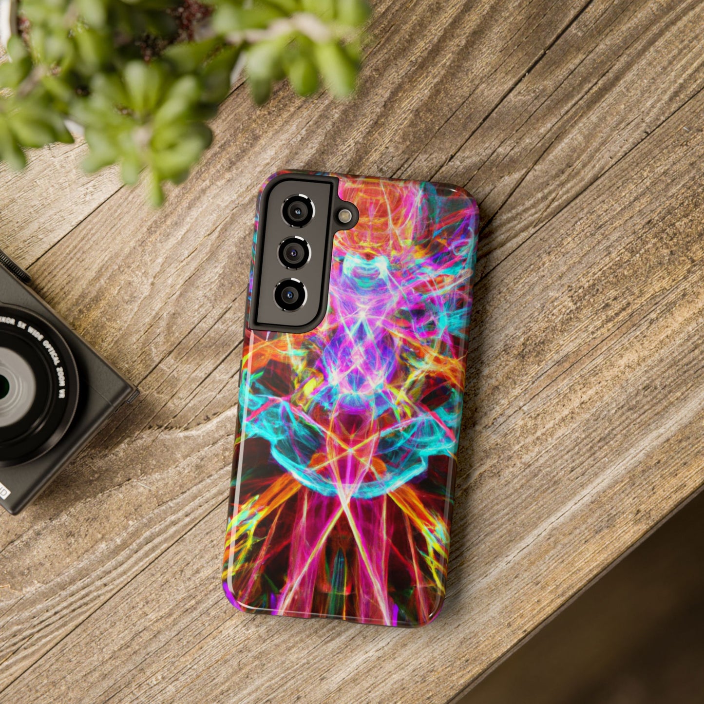 Phone Case - Electrifying Energy Design, colorful phone case, colorful Iphone Case, colorful Samsung phone case