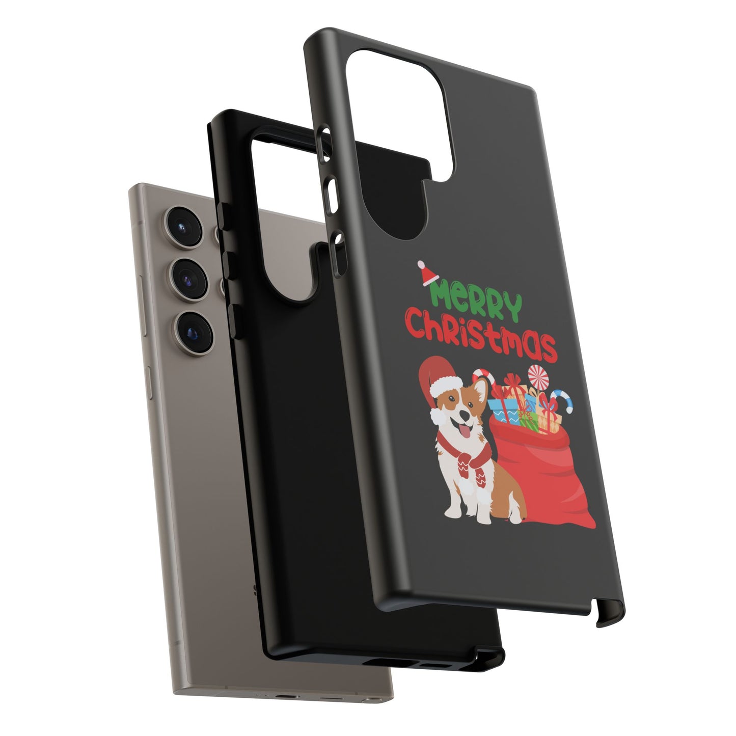 Phone Case Dog Santa Merry Christmas