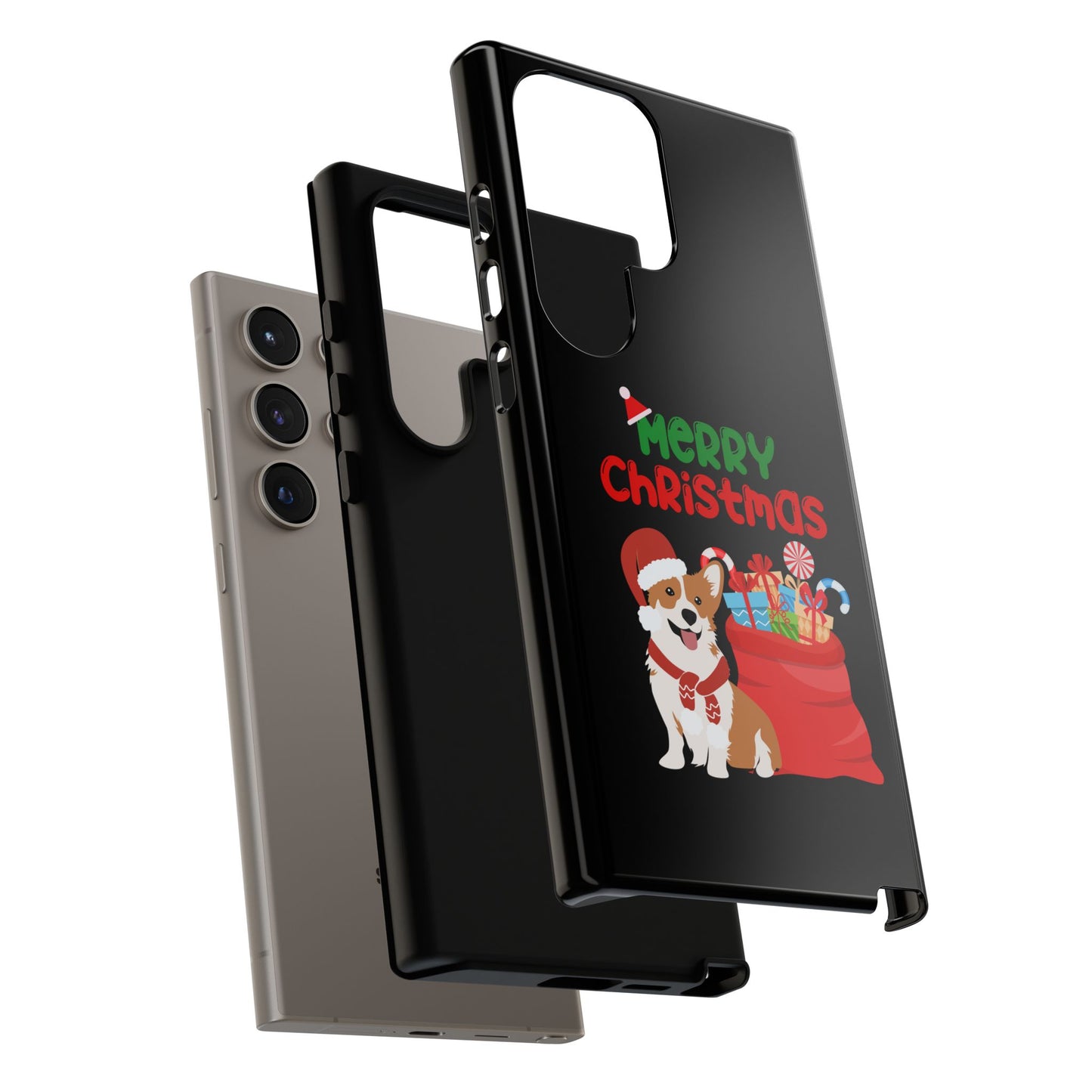 Phone Case Dog Santa Merry Christmas