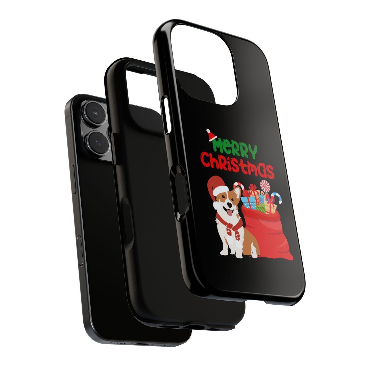 Phone Case Dog Santa Merry Christmas