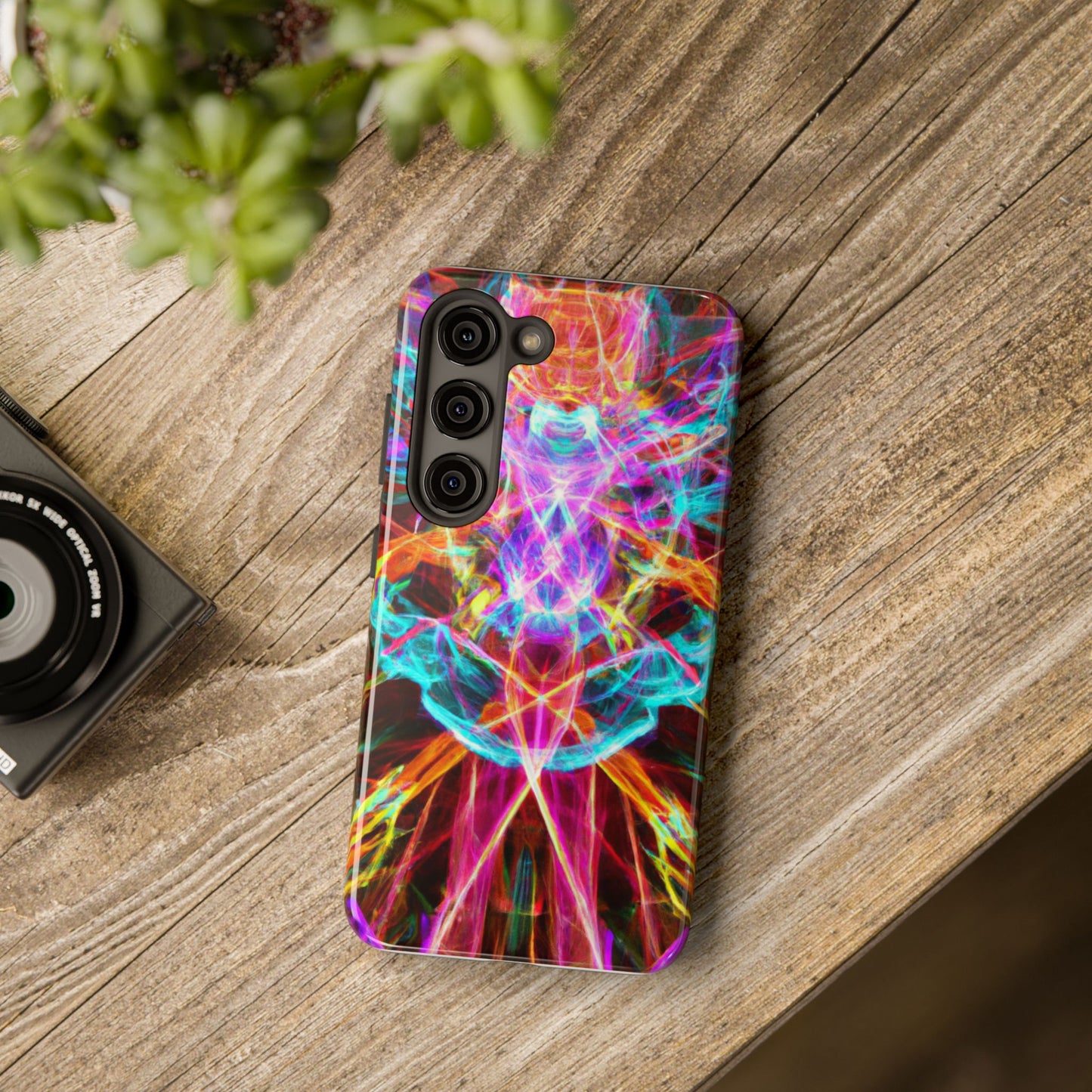 Phone Case - Electrifying Energy Design, colorful phone case, colorful Iphone Case, colorful Samsung phone case