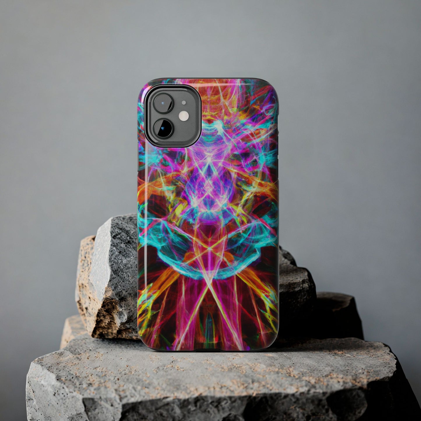 Phone Case - Electrifying Energy Design, colorful phone case, colorful Iphone Case, colorful Samsung phone case