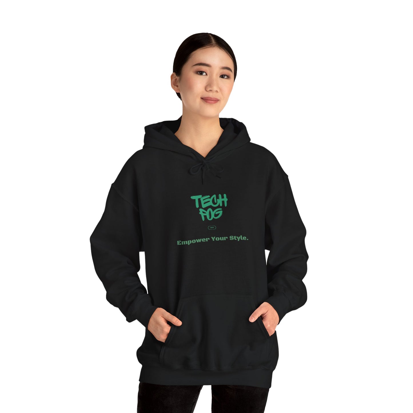 Hooded Sweatshirt - Tech POG Empower Your Style Message