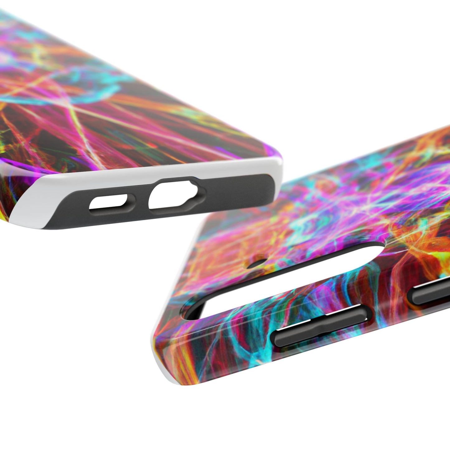 Phone Case - Electrifying Energy Design, colorful phone case, colorful Iphone Case, colorful Samsung phone case