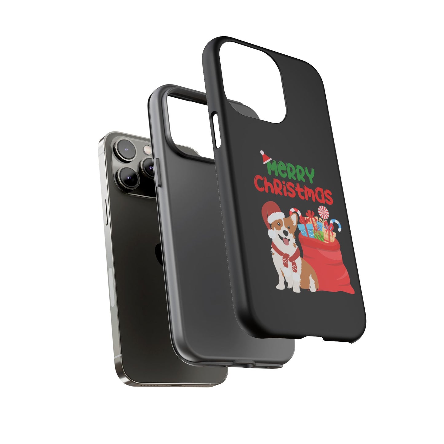 Phone Case Dog Santa Merry Christmas