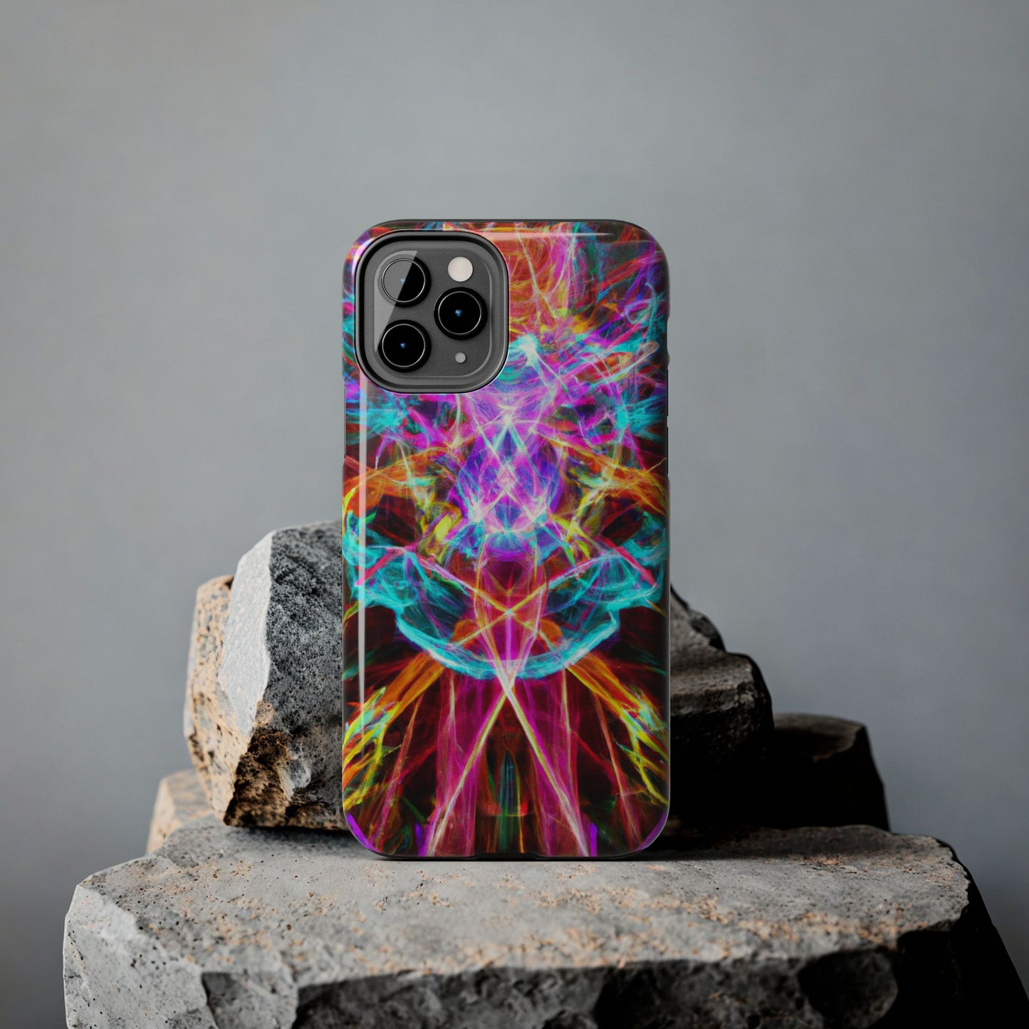 Phone Case - Electrifying Energy Design, colorful phone case, colorful Iphone Case, colorful Samsung phone case