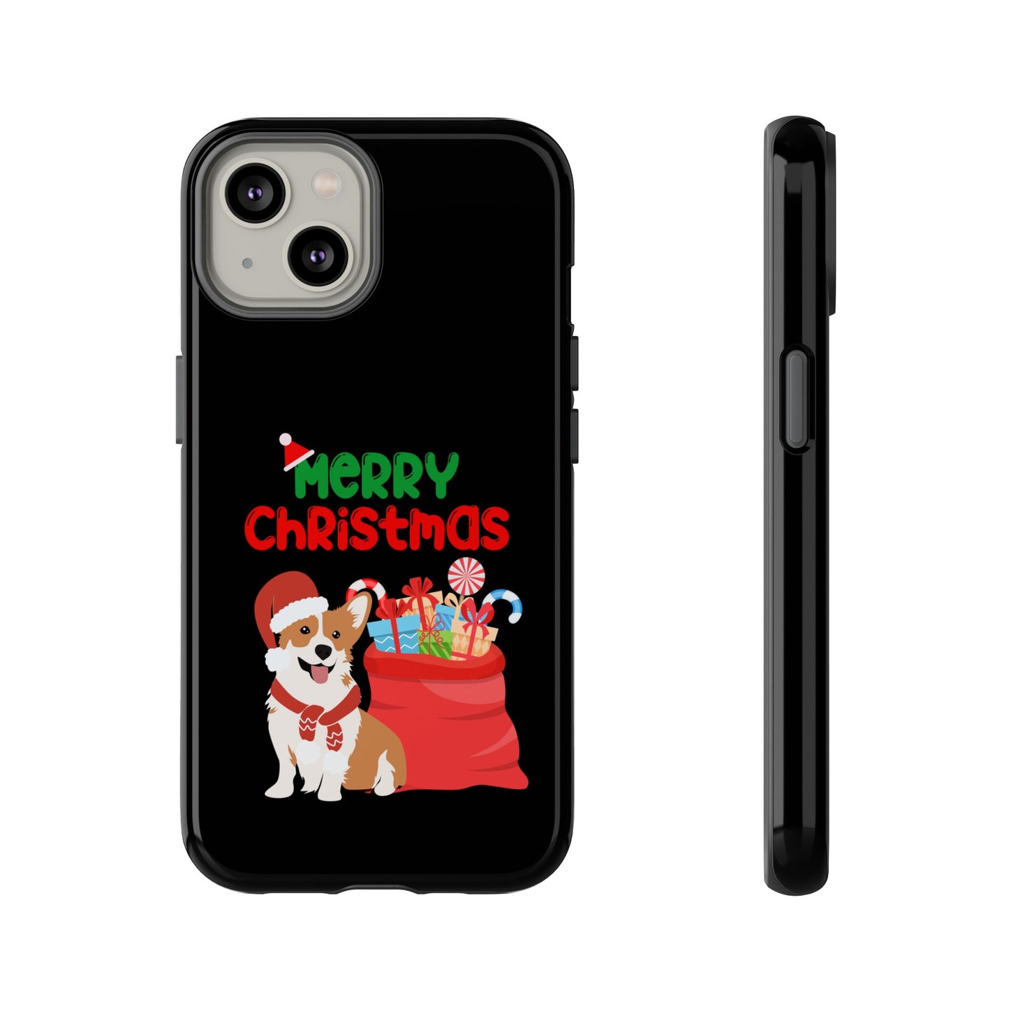 Phone Case Dog Santa Merry Christmas