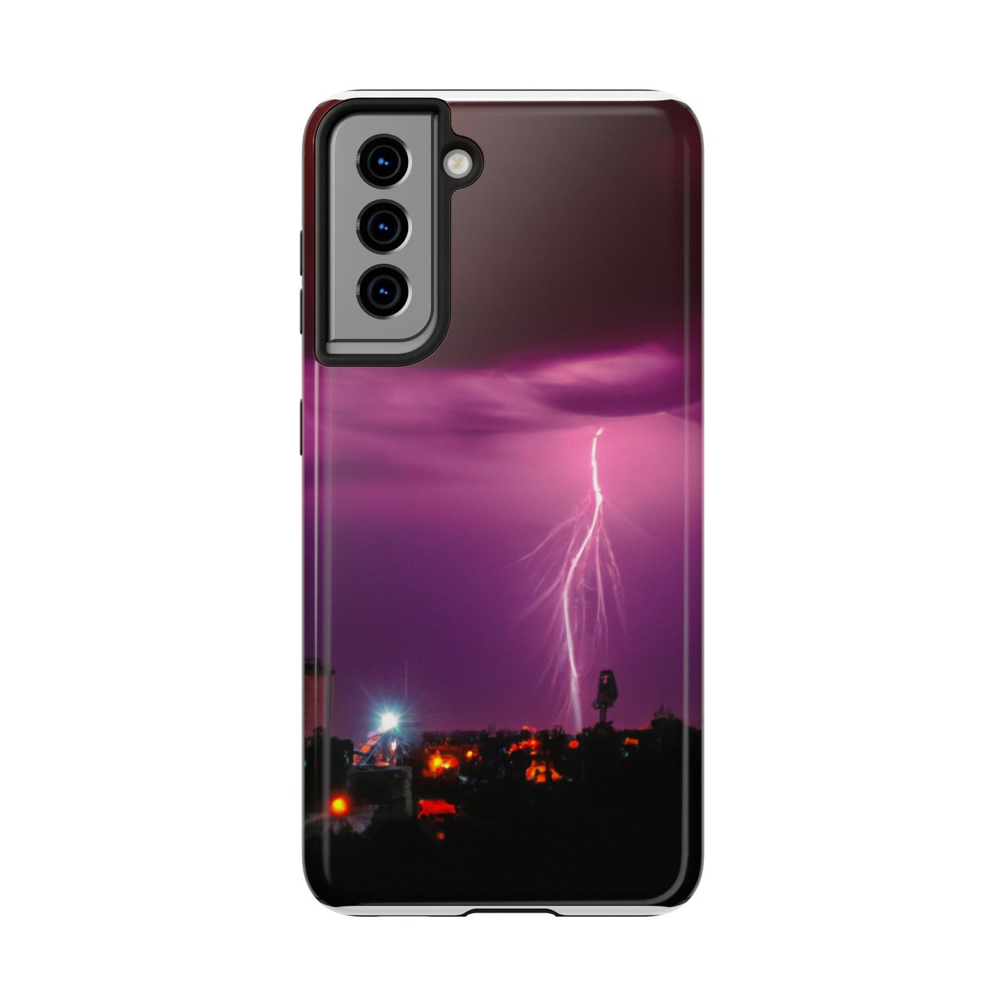 Lightning strike Phone Case for iPhone15, iPhone14, iPhone 8, Samsung Tough Phone Cases, Protect your Phone