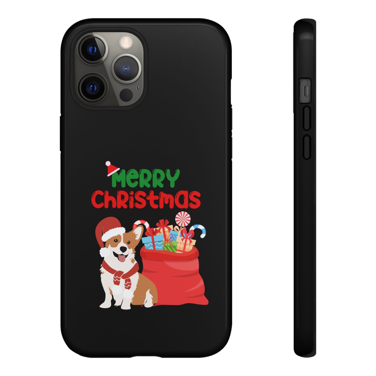 Phone Case Dog Santa Merry Christmas