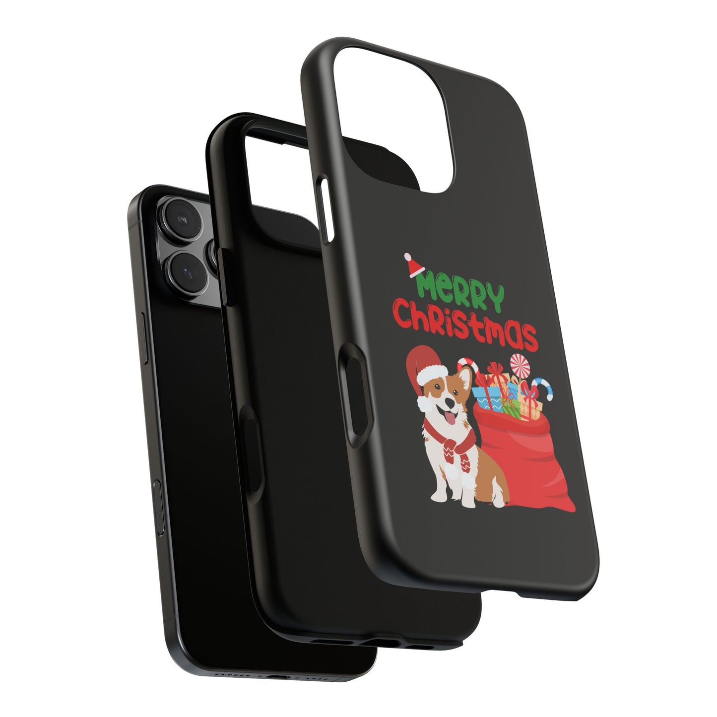 Phone Case Dog Santa Merry Christmas