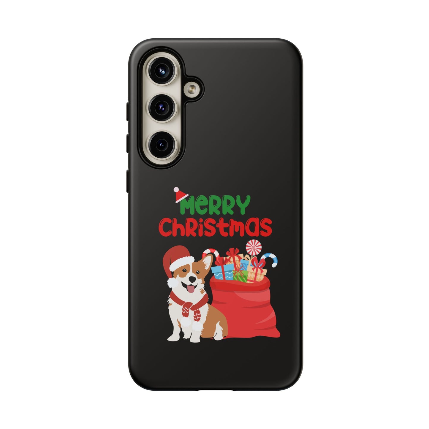 Phone Case Dog Santa Merry Christmas