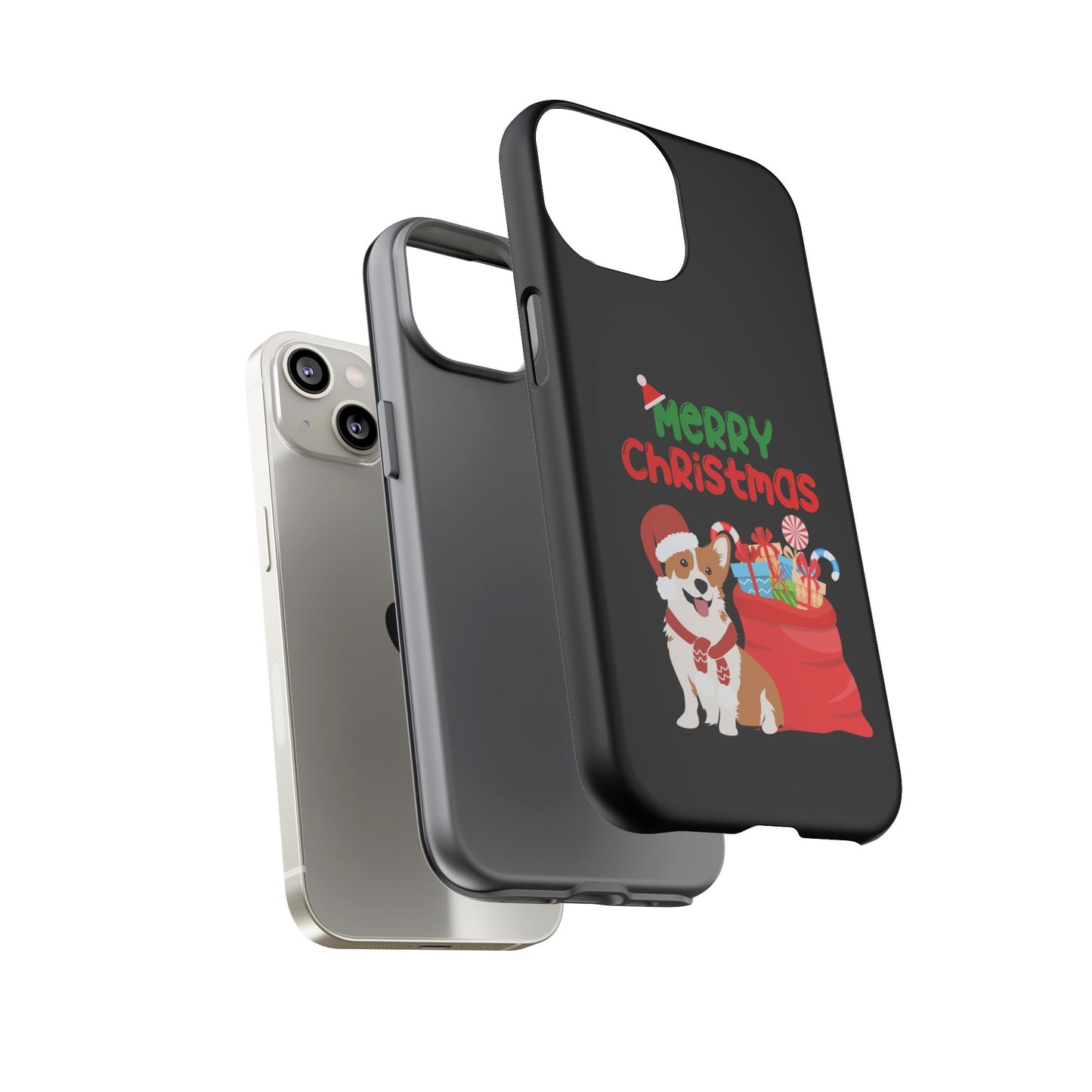 Phone Case Dog Santa Merry Christmas