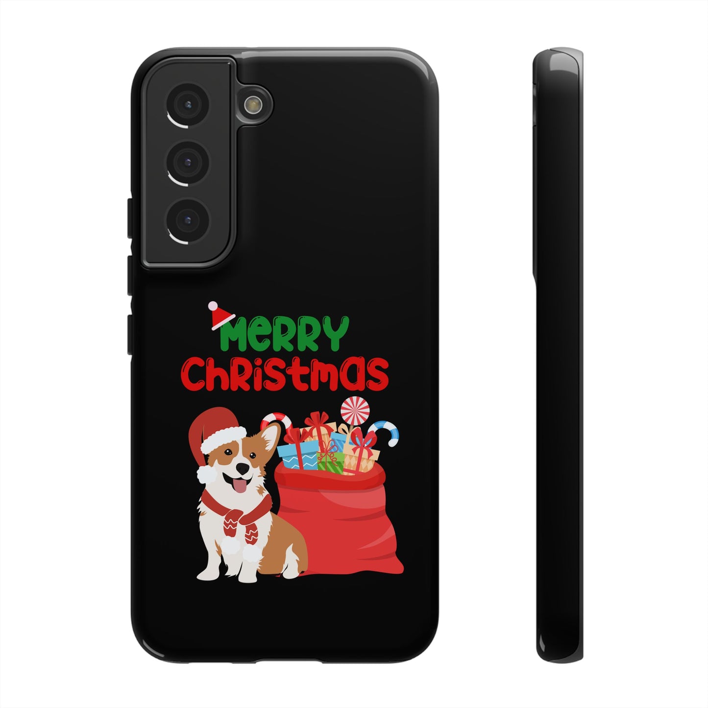 Phone Case Dog Santa Merry Christmas