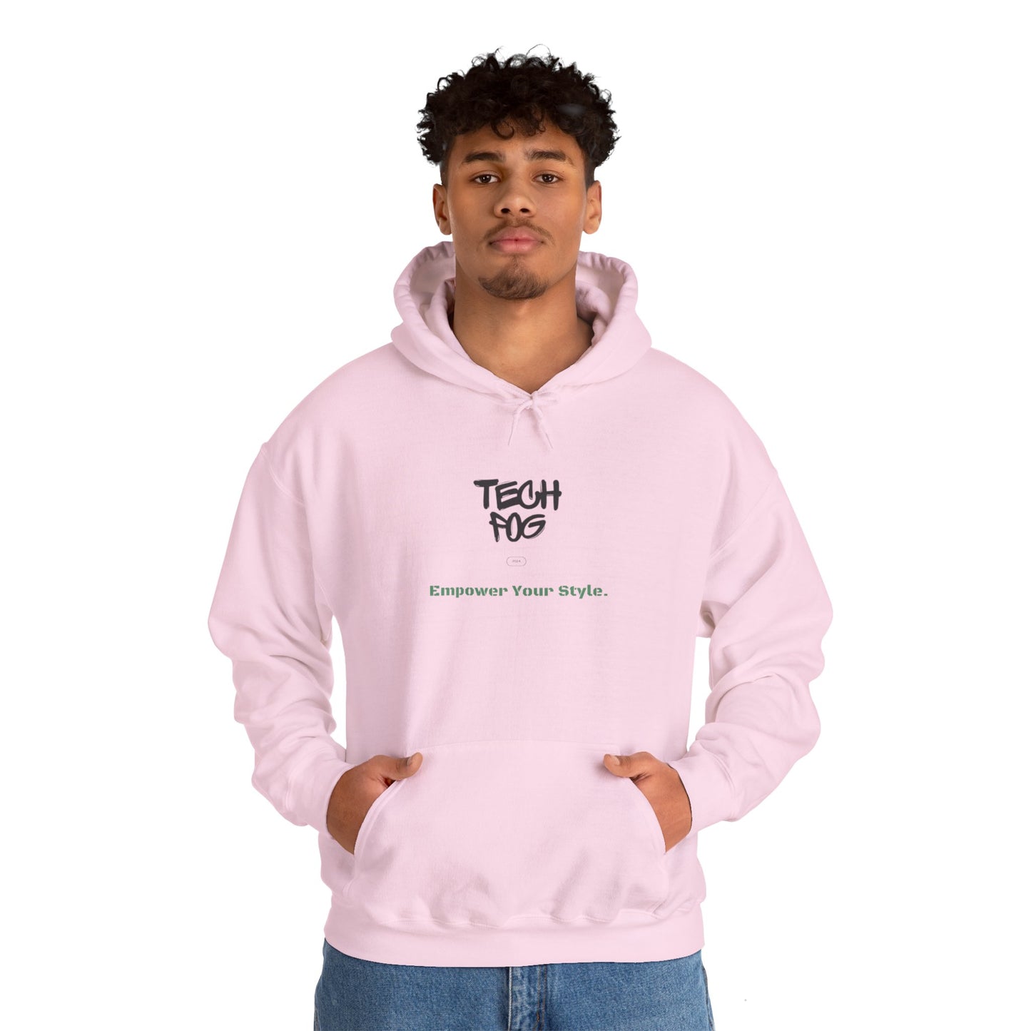 Hooded Sweatshirt - Tech POG Empower Your Style Message