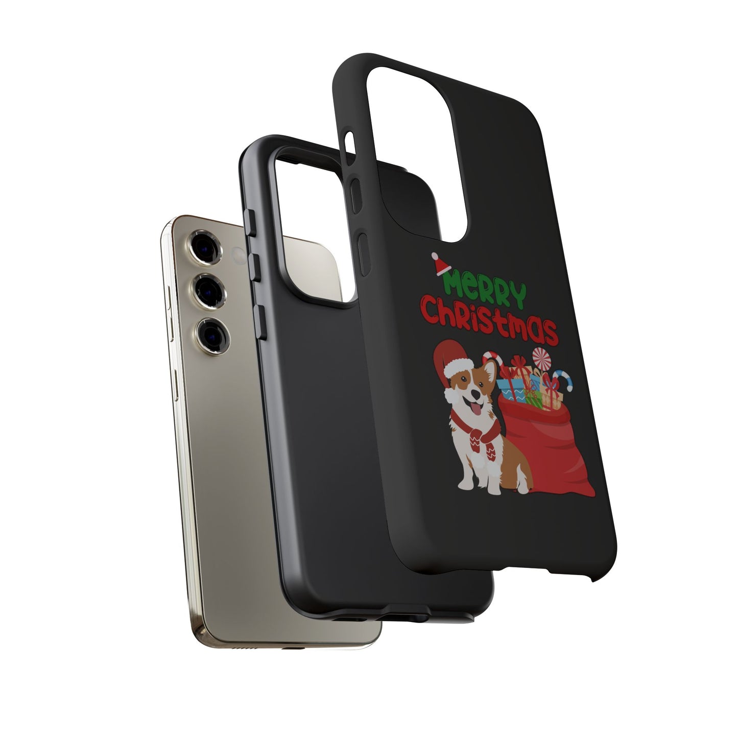 Phone Case Dog Santa Merry Christmas