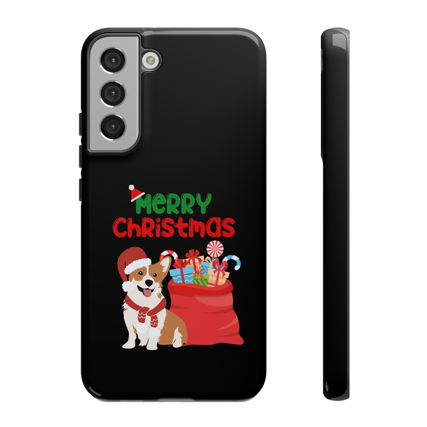 Phone Case Dog Santa Merry Christmas