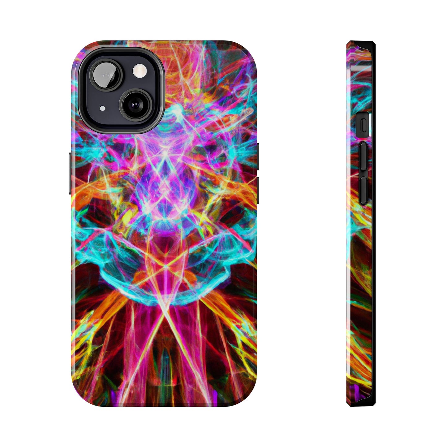 Phone Case - Electrifying Energy Design, colorful phone case, colorful Iphone Case, colorful Samsung phone case