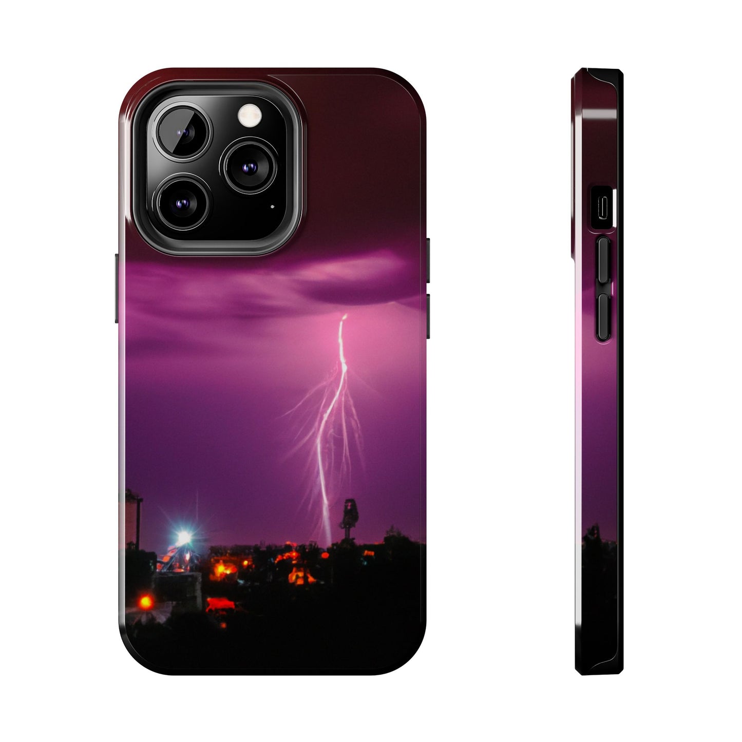 Lightning strike Phone Case for iPhone15, iPhone14, iPhone 8, Samsung Tough Phone Cases, Protect your Phone