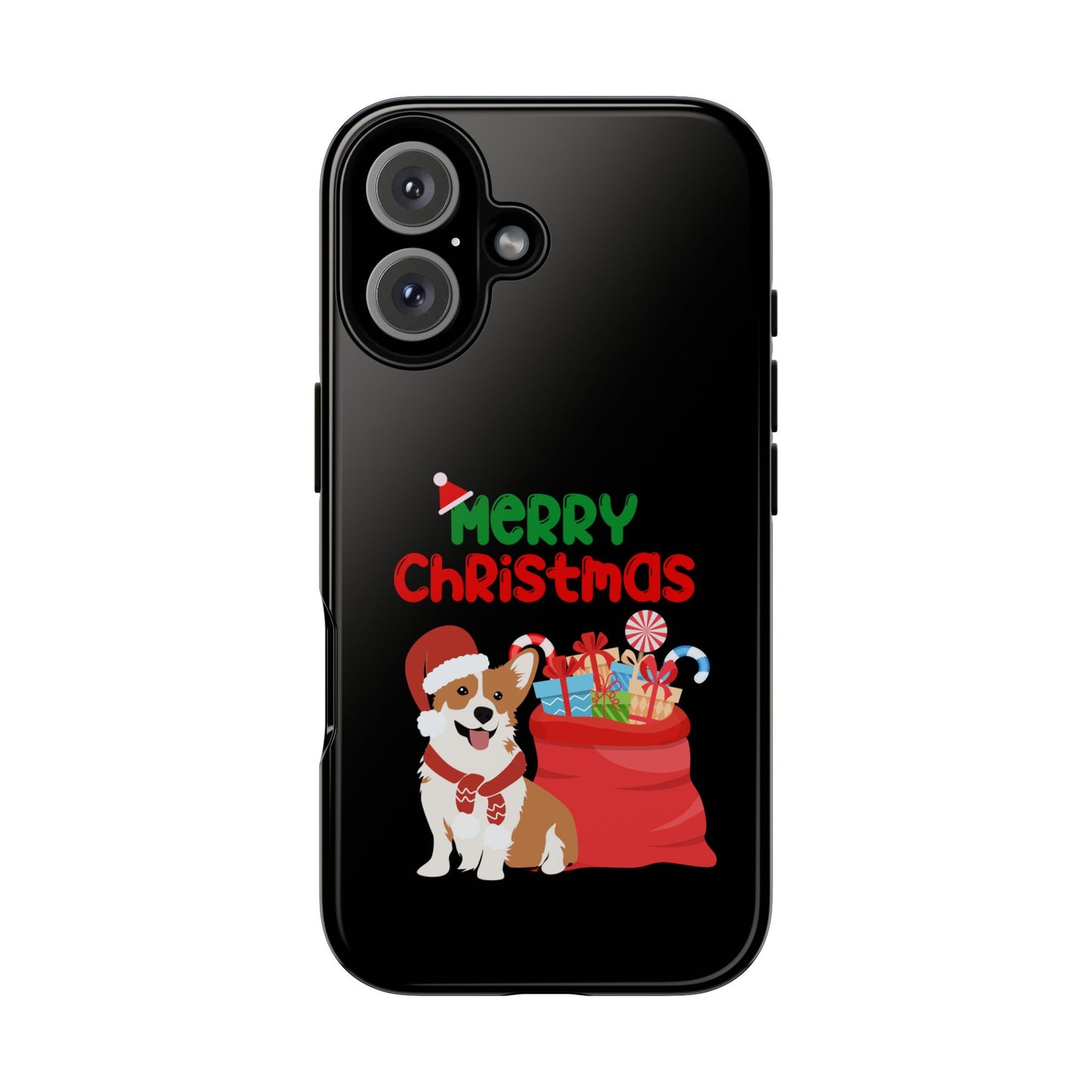 Phone Case Dog Santa Merry Christmas