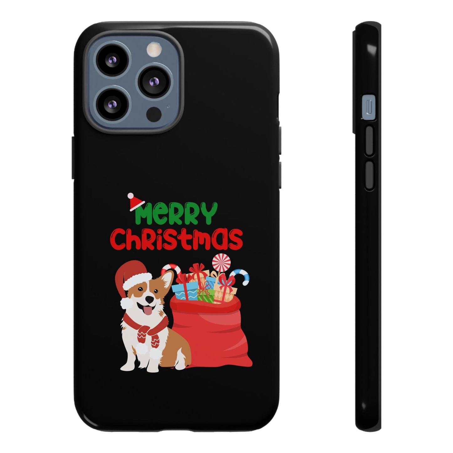 Phone Case Dog Santa Merry Christmas