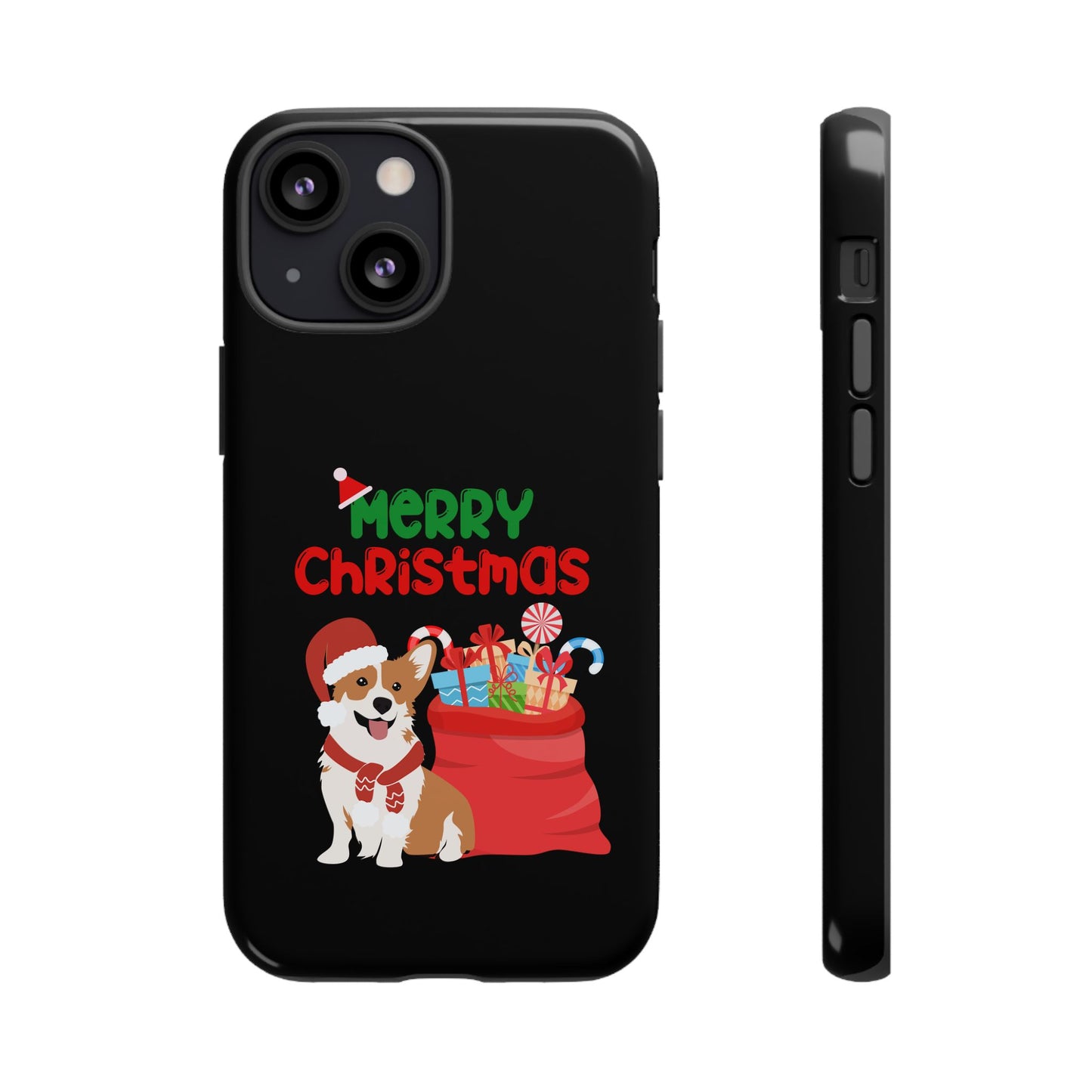 Phone Case Dog Santa Merry Christmas