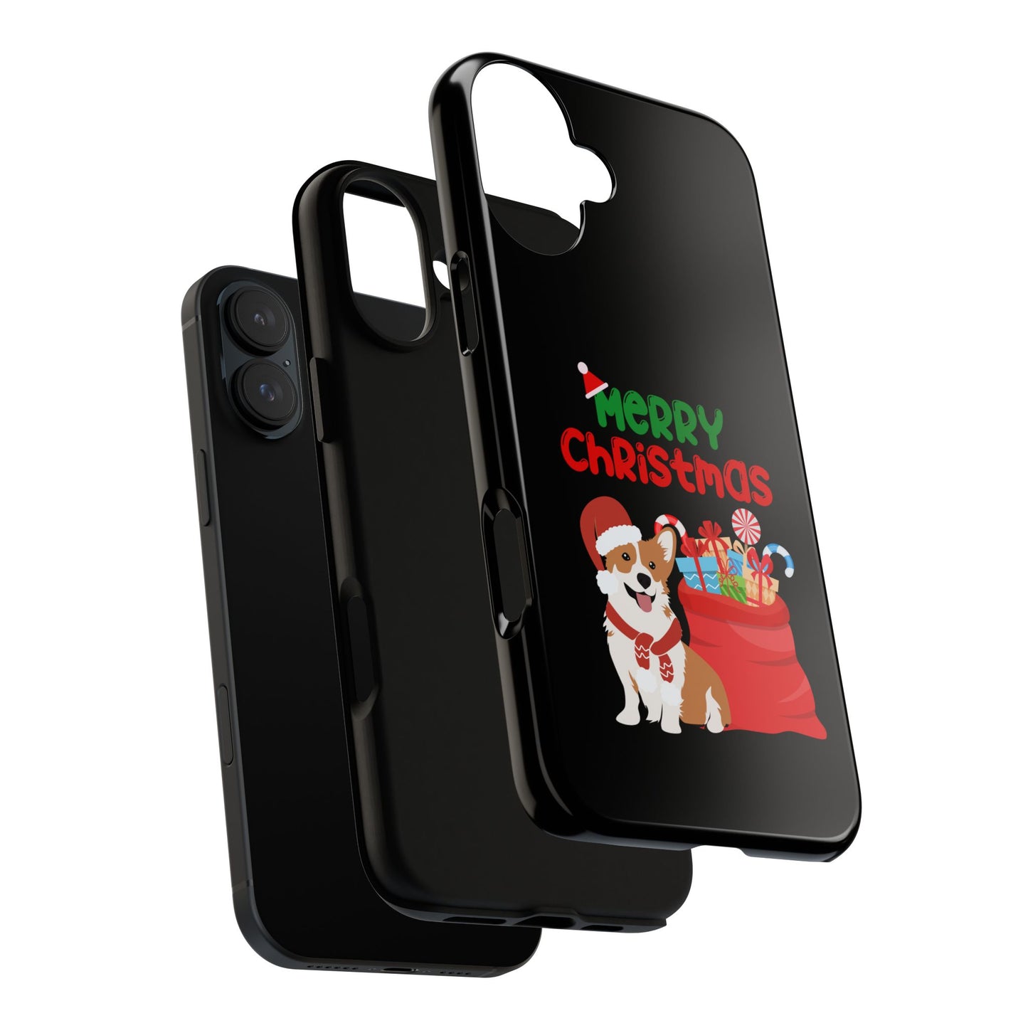 Phone Case Dog Santa Merry Christmas